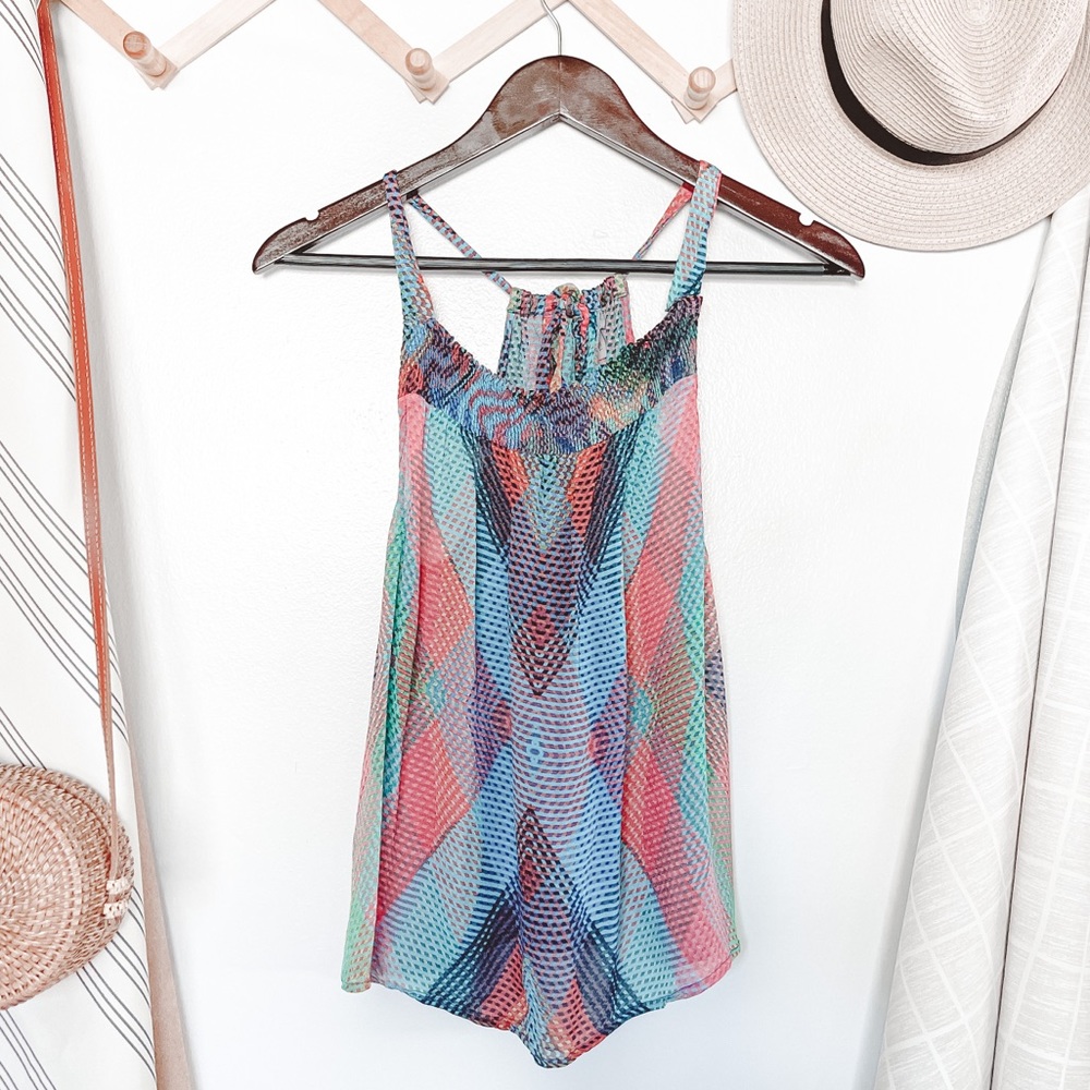 Anthropologie Conditions Apply Patterned Blouse